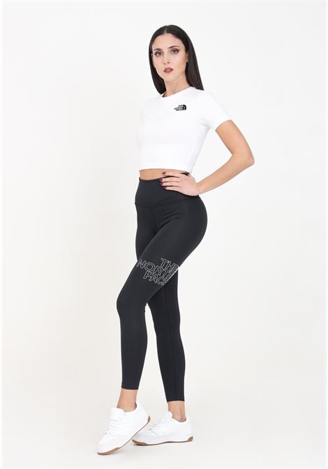 Black women's leggings 7/8 trace flex with high waist THE NORTH FACE | NF0A87JTJK31JK31